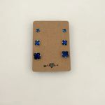 TRIO BRINCO CARRÉ ZIRCÔNIA PRATA 925