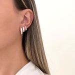 TRIO ARGOLINHA QUADRADA CLICK PRATA 925