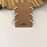 TRIO BRINCO QUADRADO CRAVEJADO CLICK PRATA 925