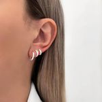 TRIO BG ARGOLINHA CLICK LISA PRATA 925