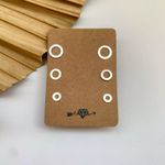 TRIO REDONDO VAZADO PRATA 925