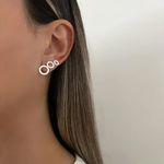 TRIO REDONDO VAZADO PRATA 925