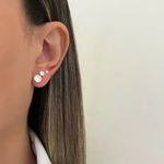 TRIO REDONDO ZIRCÔNIA CRISTAL PRATA 925