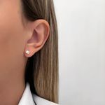 BRINCO QUADRADO ZIRCÔNIA CRISTAL PRATA 925