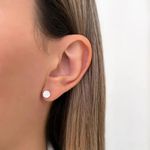 BRINCO REDONDO ZIRCÔNIA CRISTAL PRATA 925