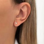 BRINCO ESTRELA LISA PRATA 925