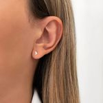 BRINCO MEIA LUA LISA PRATA 925