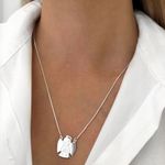 ESCAPULÁRIO ORAÇÃO LEVAI-ME SEMPRE PELO BOM CAMINHO PRATA 925