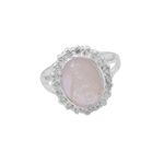 ANEL NOSSA SENHORA APARECIDA MADRE PÉROLA ZIRCÔNIA CRISTAL PRATA 925