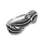 ANEL PENA INDIANO ENVELHECIDO PRATA 925