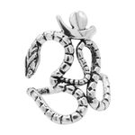 ANEL SÍMBOLO DO OM INDIANO PRATA 925