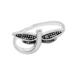 ANEL LIBÉLULA INDIANO PRATA 925