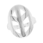 ANEL SIMBOLO DA PAZ PRATA 925