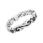 ANEL INDIANO ENVELHECIDO PRATA 925