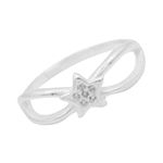 ANEL ESTRELA ZIRCÔNIA CRISTAL PRATA 925