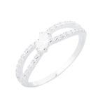 ANEL ARO 2 FIOS ZIRCÔNIA PRATA 925 