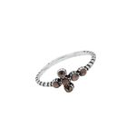 ANEL CRUZ ENVELHECIDA MARCASSITAS PRATA 925