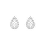 BRINCO GOTA ARAMADO ZIRCÔNIA CRISTAL PRATA 925