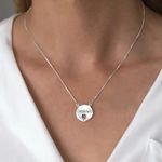 GARGANTILHA SIGNO ESCORPIÃO PRATA 925 