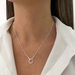 GARGANTILHA SÍMBOLO SIGNO TOURO PRATA 925