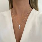 GARGANTILHA ENVELHECIDA SIGNO ÁRIES PRATA 925