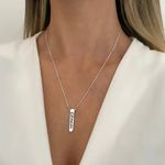 GARGANTILHA INDIANA SIGNO GEMÊOS PRATA 925