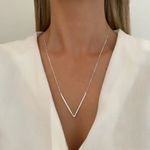 GARGANTILHA V LISO PRATA 925