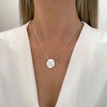 GARGANTILHA LEVAI-ME SEMPRE PELO BOM CAMINHO PRATA 925