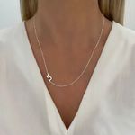 GARGANTILHA LETRA S PRATA 925