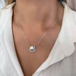 GARGANTILHA CONCHA PRATA 925