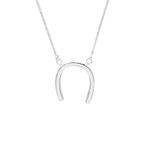 GARGANTILHA FERRADURA LISO PRATA 925