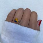 ANEL URSINHO POOH PRATA 925