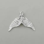 PINGENTE RABO DE BALEIA PRATA CLARA PRATA 925