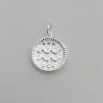 PINGENTE MEDALHA SÍMBOLO SIGNO PRATA 925