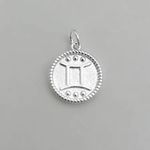 PINGENTE MEDALHA SÍMBOLO SIGNO PRATA 925