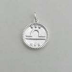 PINGENTE MEDALHA SÍMBOLO SIGNO PRATA 925