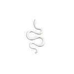 PINGENTE COBRA LISO PRATA 925