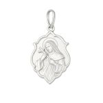 PINGENTE SANTA RITA DE CÁSSIA CAMAFEU PRATA 925