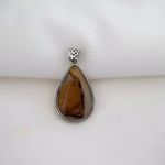 PINGENTE PEDRA NATURAL ÁGATA PRATA 925