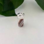 PINGENTE POTINHO POSITIVIDADE PEDRA NATURAL PEDRA DO SOL PRATA 925