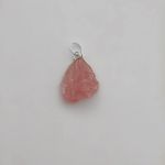 PINGENTE PEDRA NATURAL PEDRA BRUTA PRATA 925