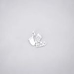 PINGENTE MÃE PÉ ZIRCÔNIA CRISTAL PRATA 925