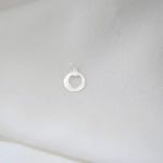 PINGENTE MEDALHA CORAÇÃO VAZADO PRATA 925