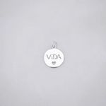 PINGENTE VIDA CORAÇÃO VAZADO PRATA 925