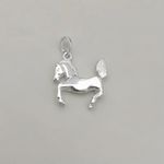 PINGENTE CAVALO LISO PRATA 925