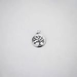 PINGENTE REDONDO COM ÁRVORE PRATA 925