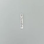 PINGENTE PLACA FAMÍLIA PRATA 925