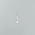 PINGENTE PLACA LUZ PRATA 925