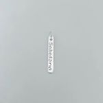 PINGENTE PLACA SABEDORIA PRATA 925