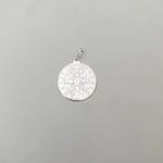 PINGENTE MEDALHA SÃO BENTO PRATA 925